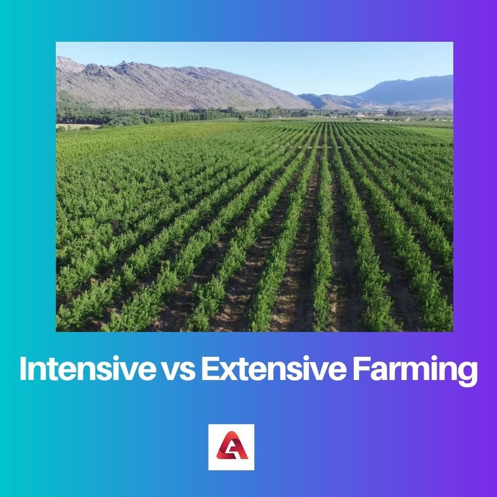 Intensive vs Extensive Farming