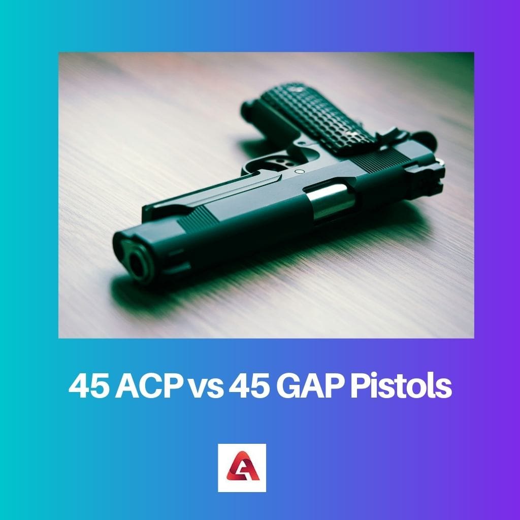 45 ACP vs 45 GAP Pistols