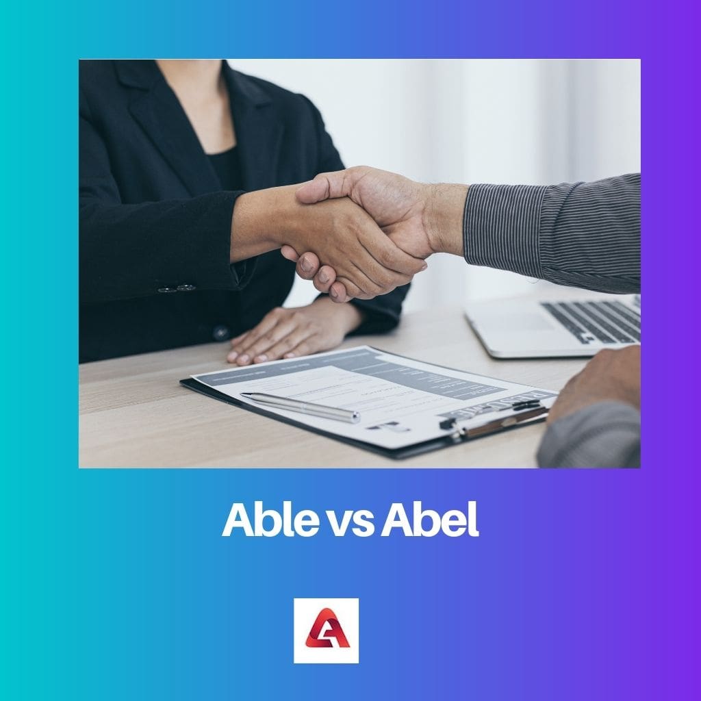 Able vs Abel