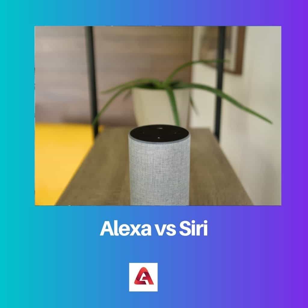 Alexa vs Siri