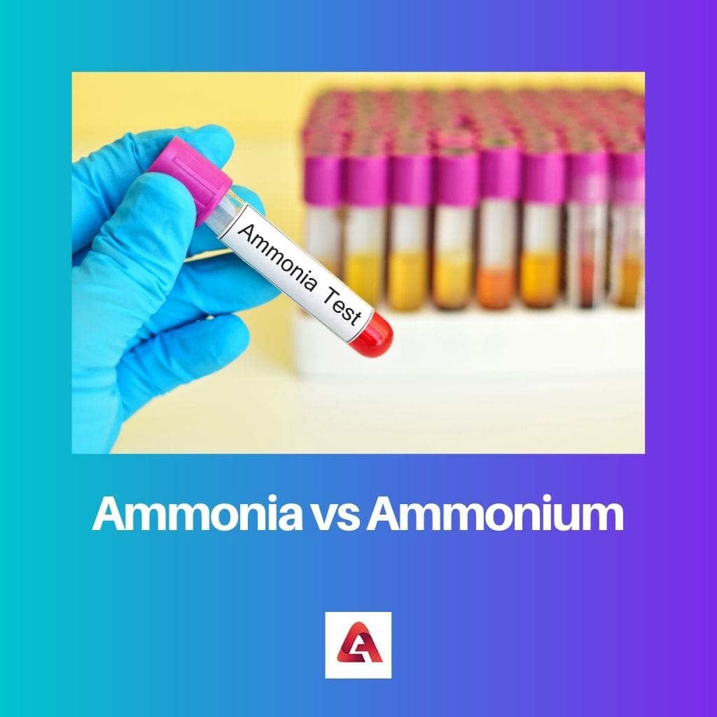 Ammonia vs Ammonium