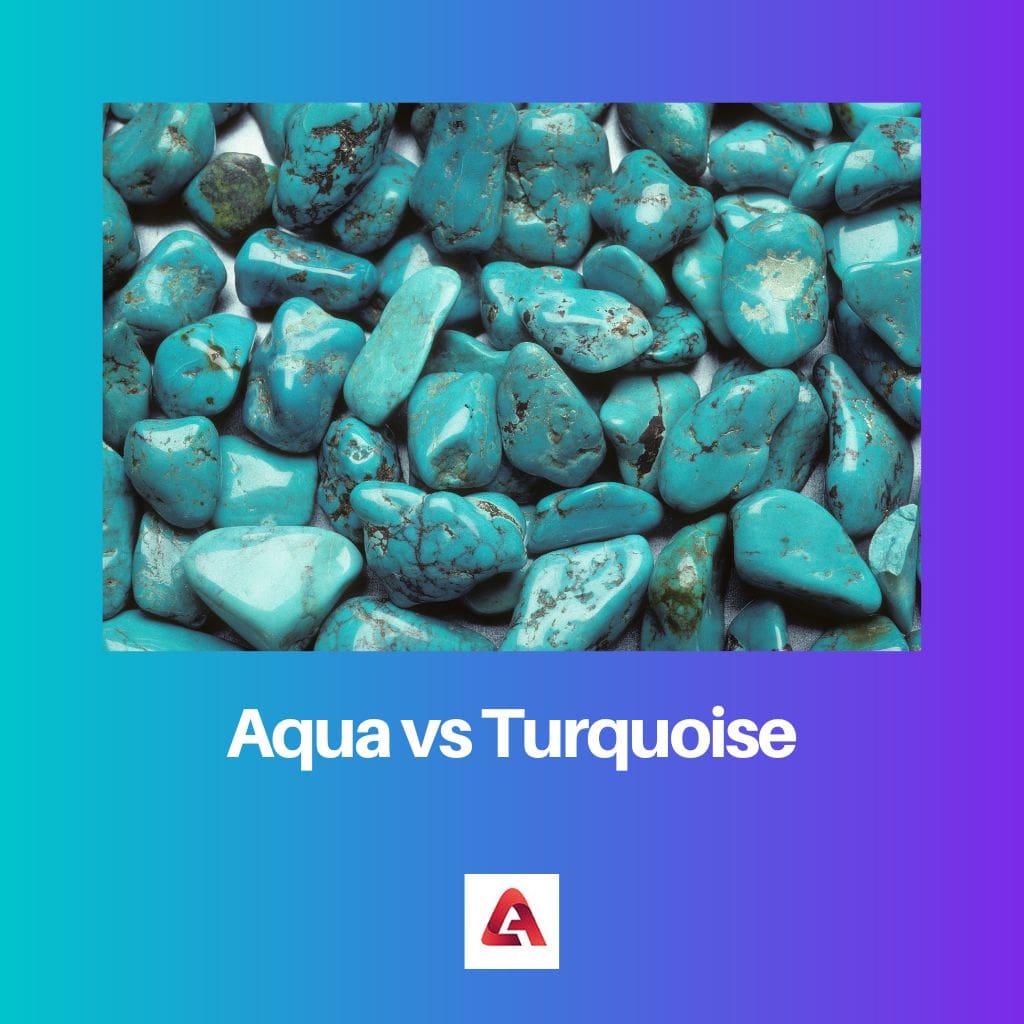 Aqua vs Turquoise