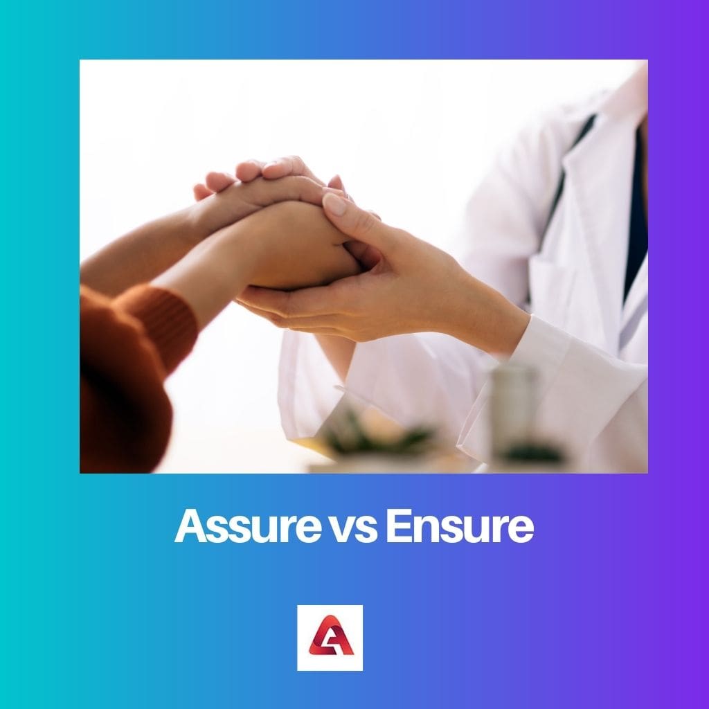 Assure vs Ensure