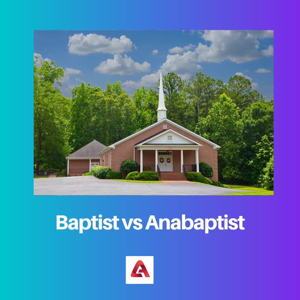 Baptist vs Anabaptist