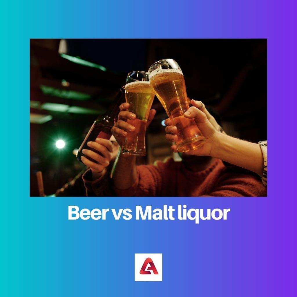 Beer vs Malt Liquor 1
