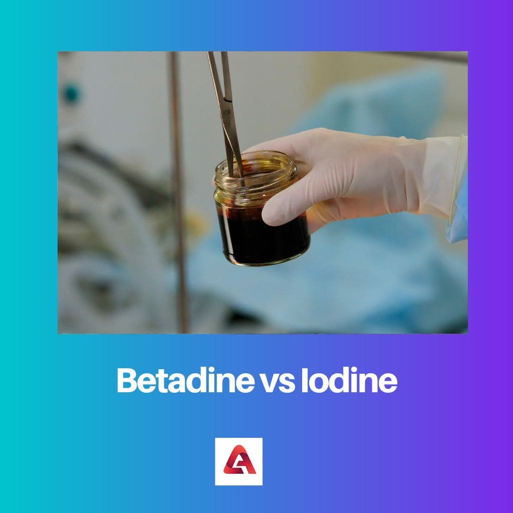 Betadine vs Iodine