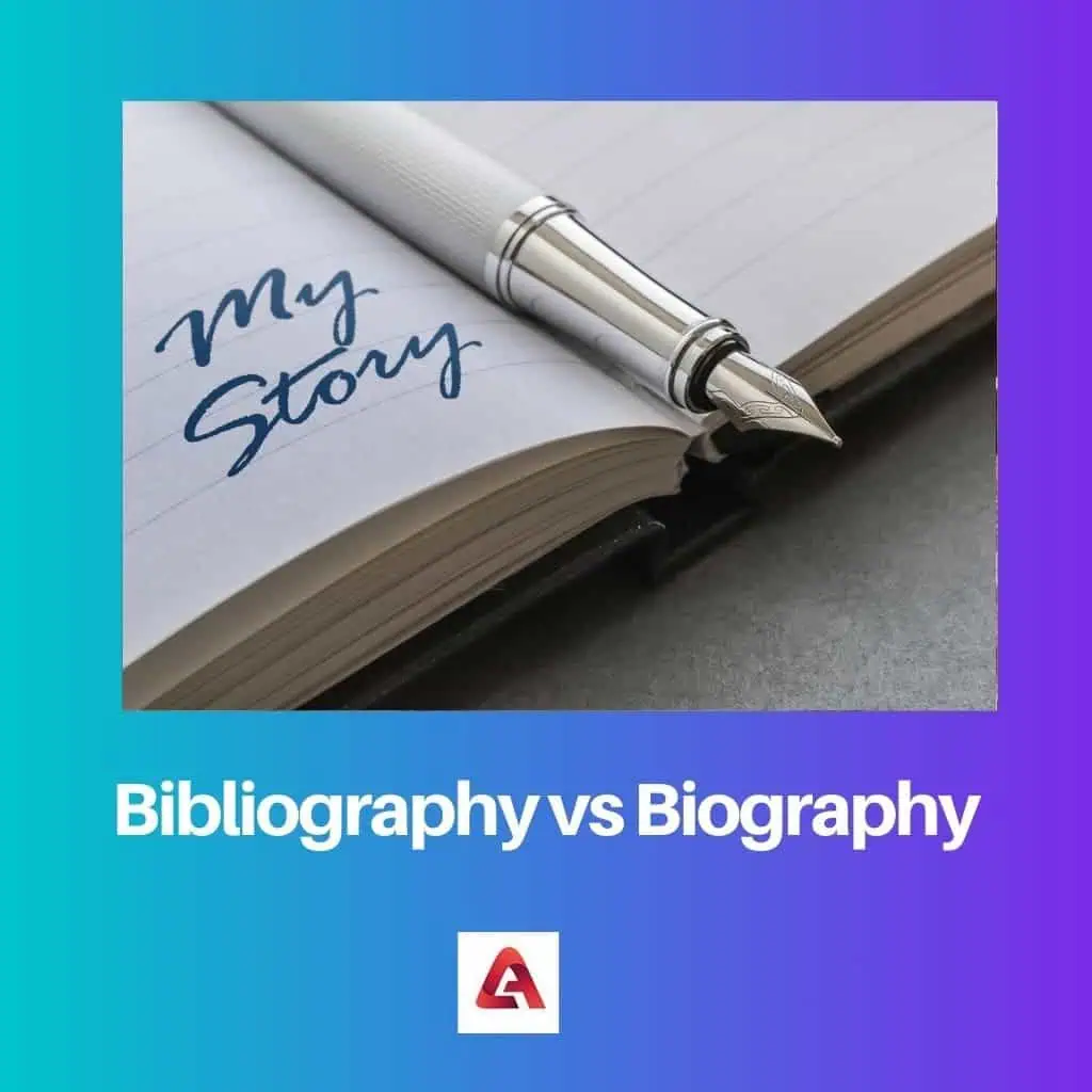 Bibliography vs Biography