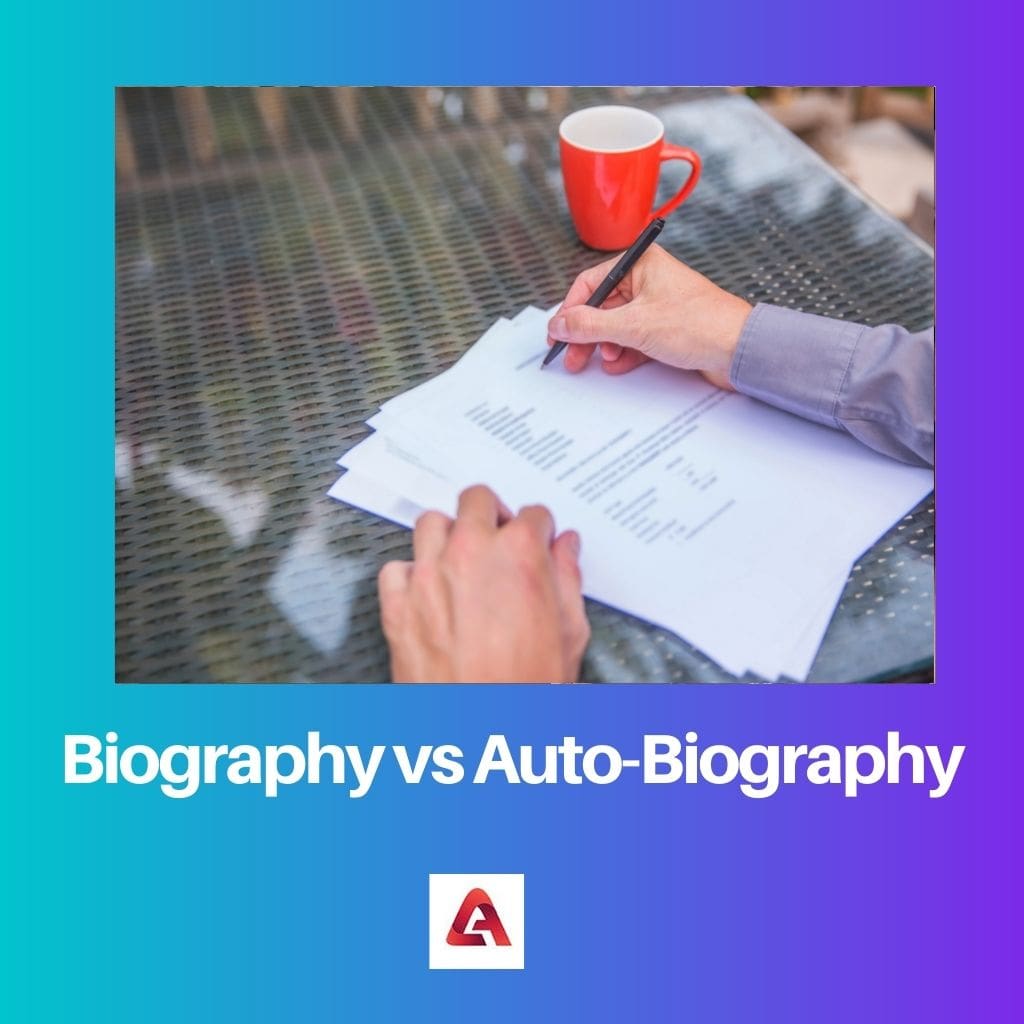 Biography vs Auto Biography