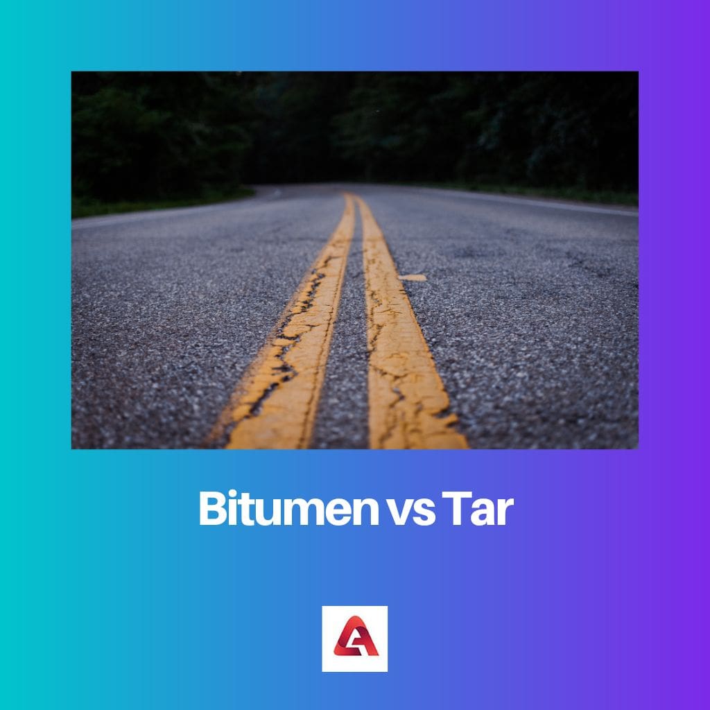 Bitumen vs Tar
