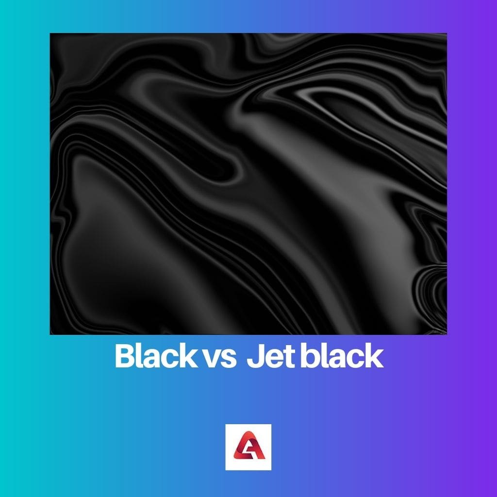 Black vs Jet black