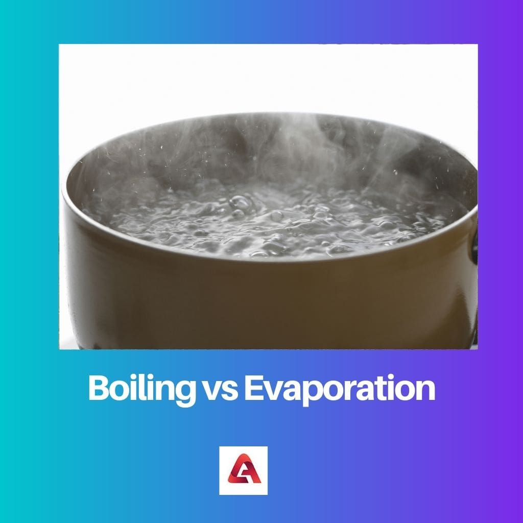 Boiling vs Evaporation