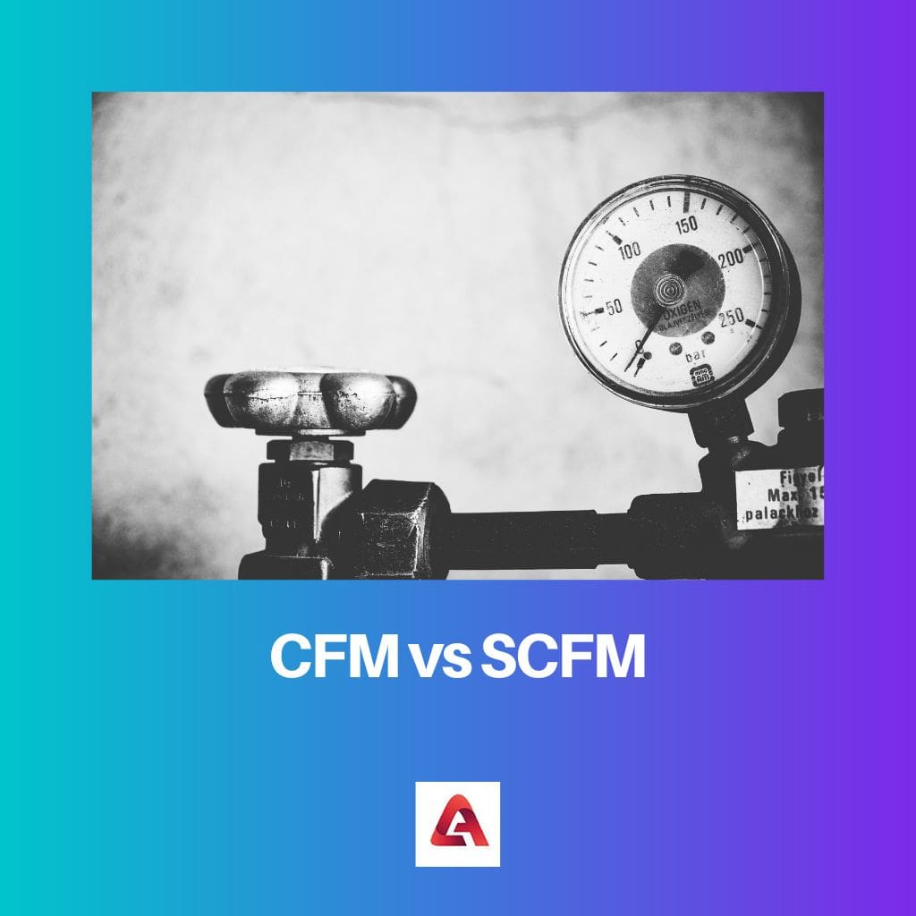 CFM vs SCFM