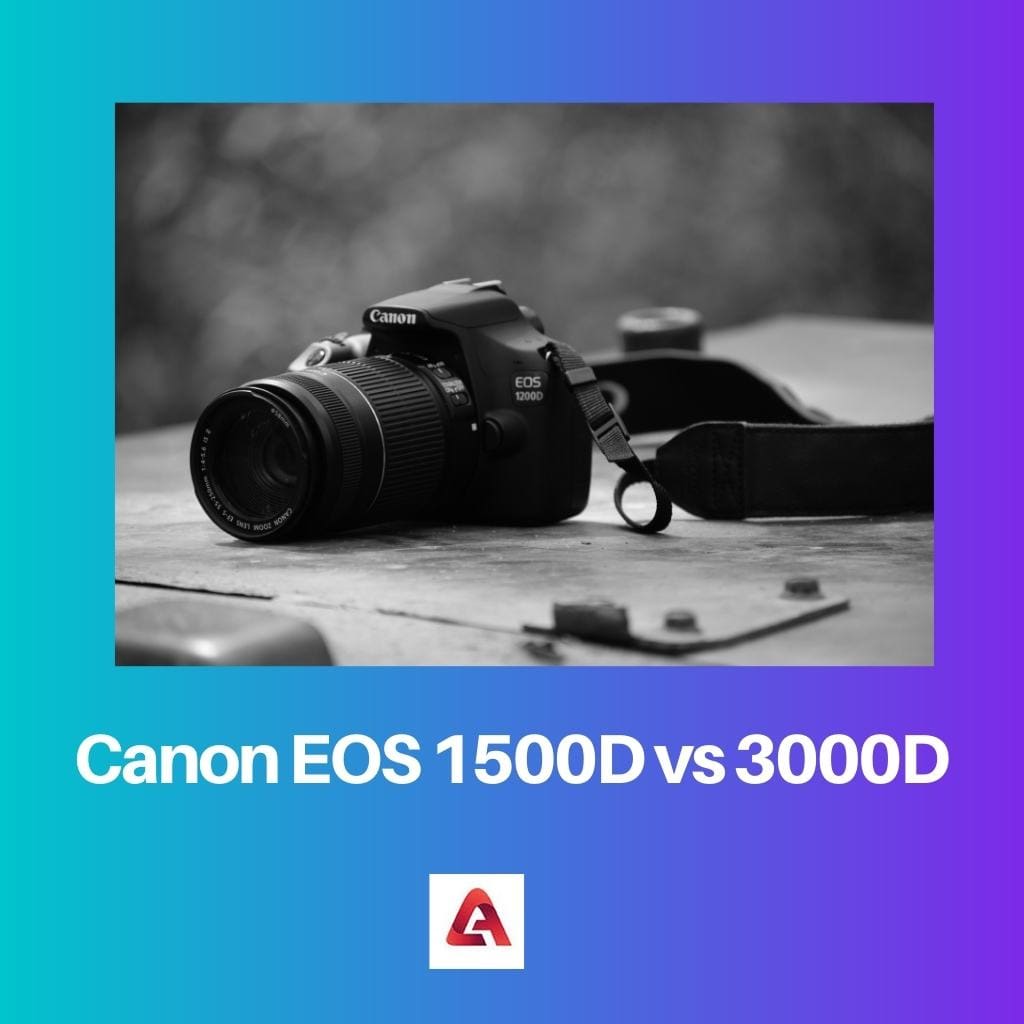 Canon EOS 1500D vs 3000D