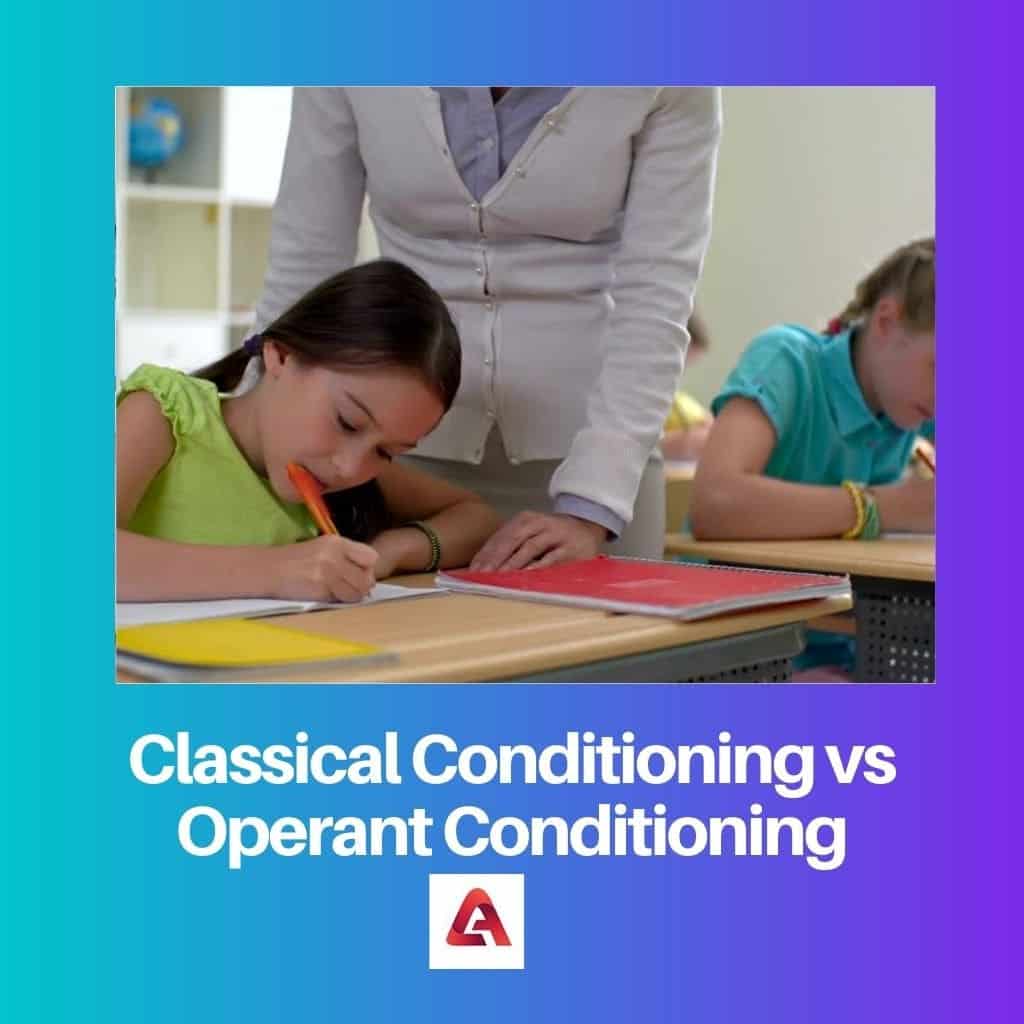 Classical Vs Operant Conditioning: Difference And Comparison