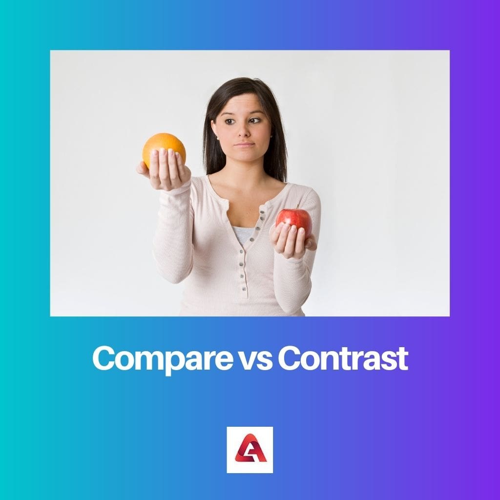 Compare vs Contrast