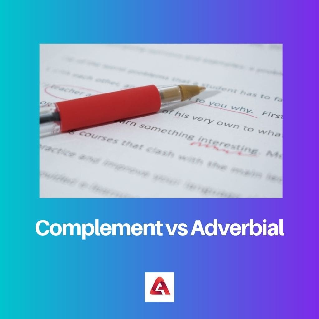 Complement vs Adverbial