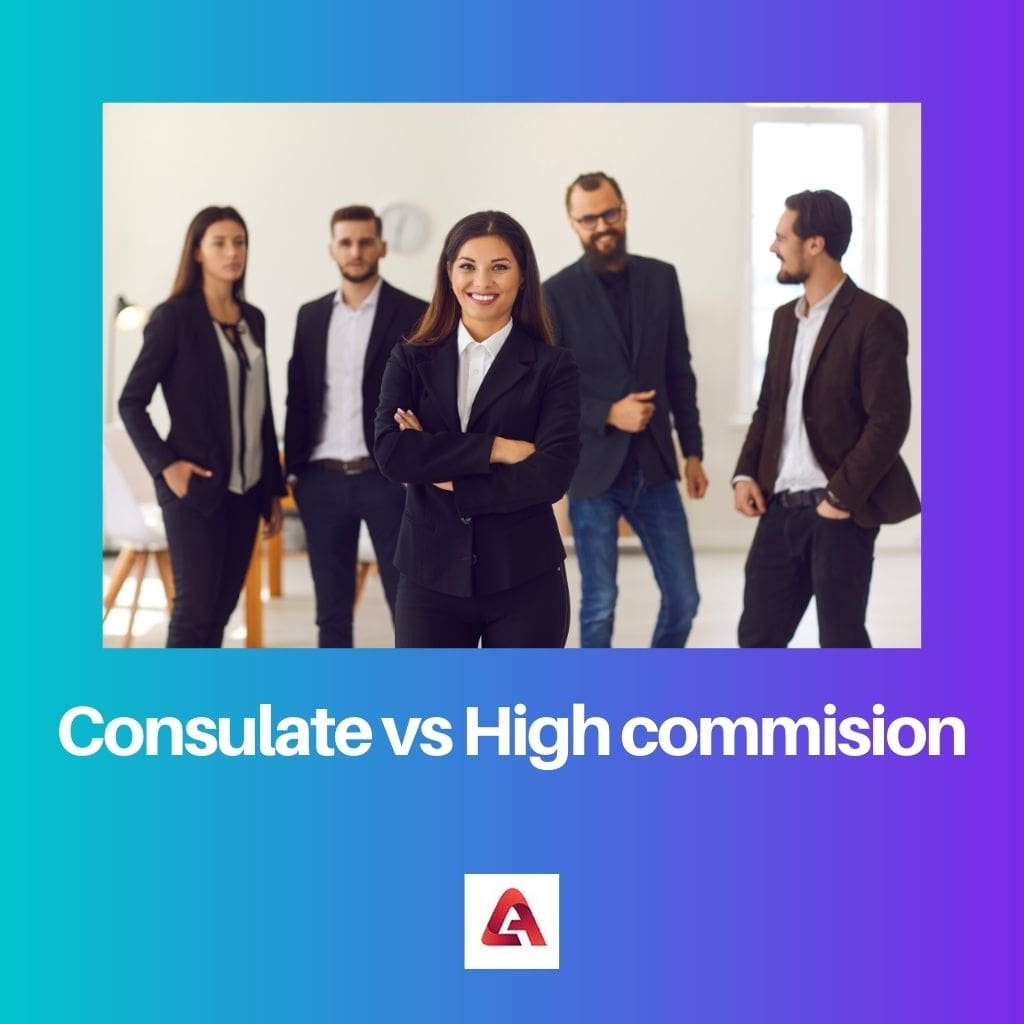 Consulate vs High commision