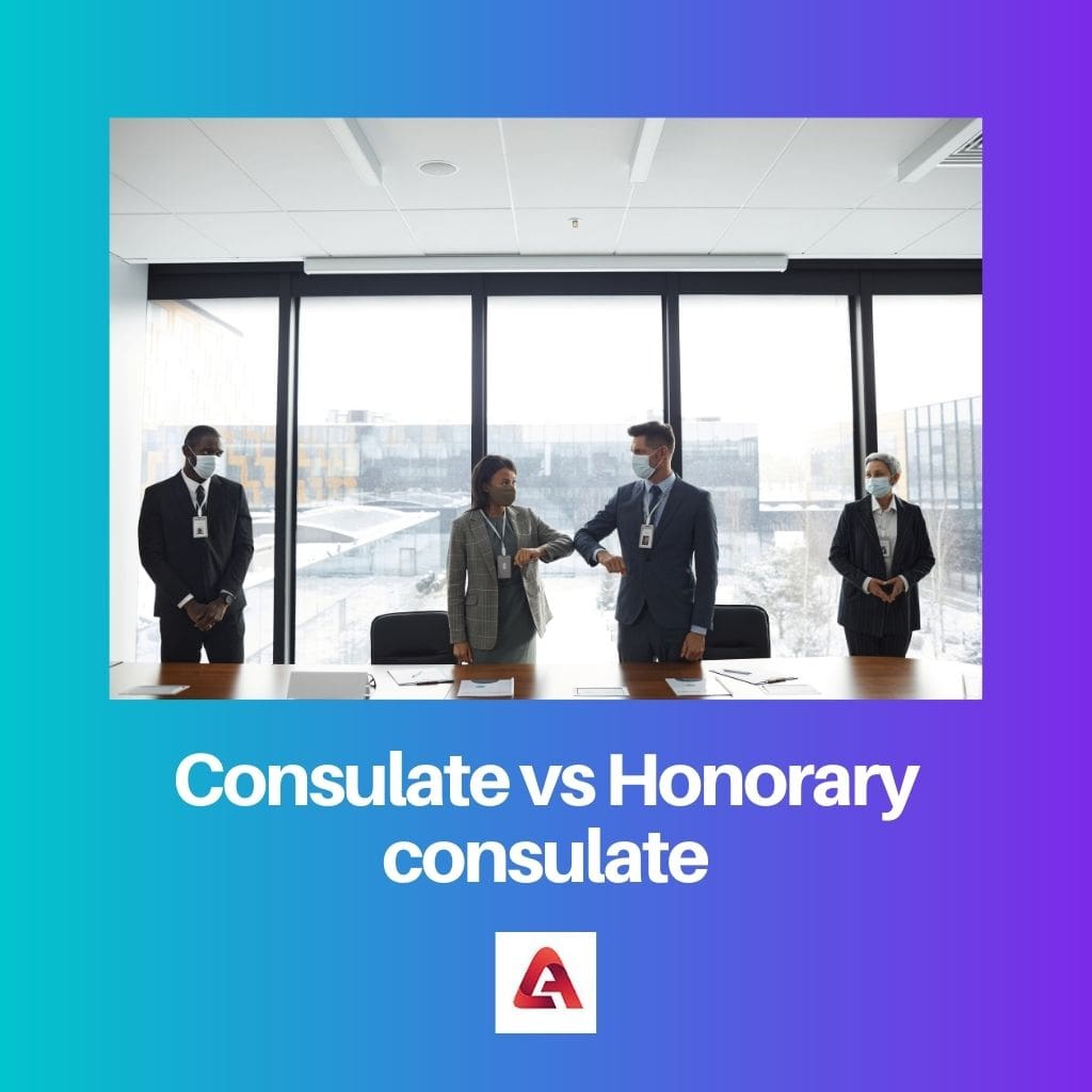 Consulate vs Honorary consulate