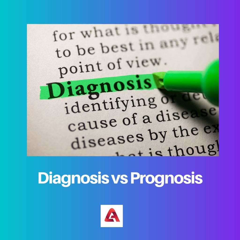Diagnosis vs Prognosis