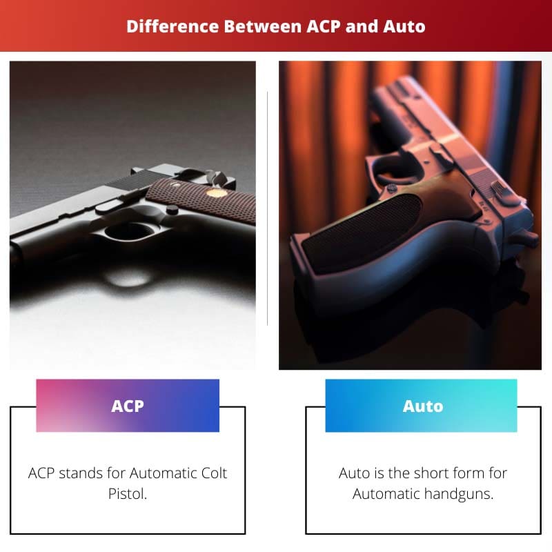 Difference Between ACP and Auto