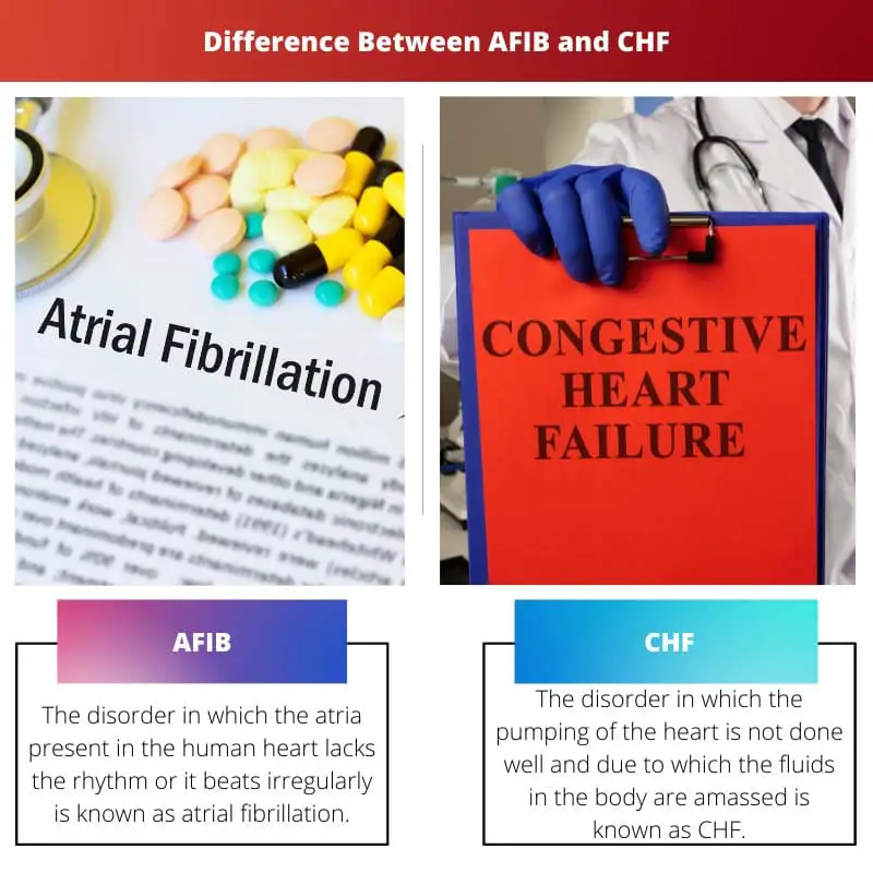 Difference Between AFIB and CHF
