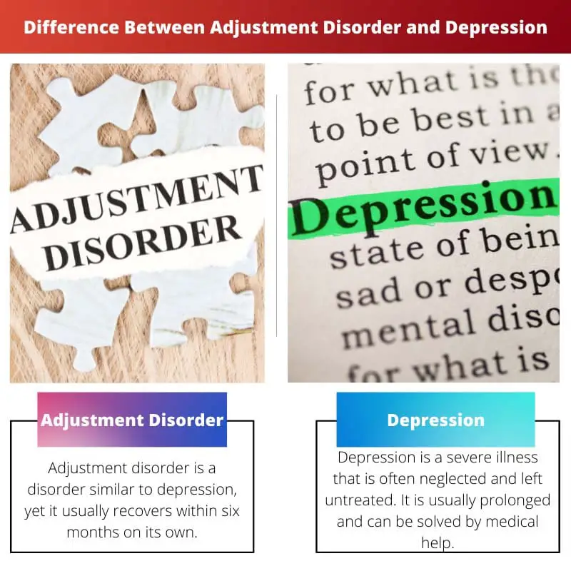 Difference Between Adjustment Disorder and Depression