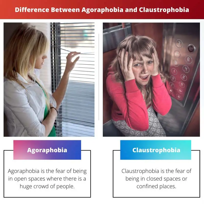 Difference Between Agoraphobia and Claustrophobia