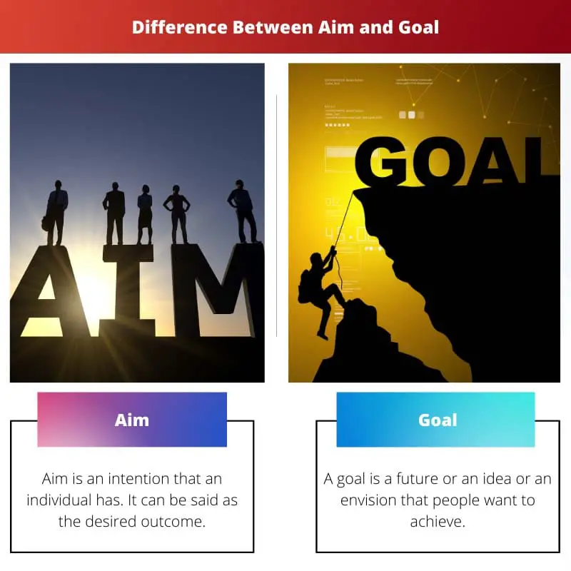 Difference Between Aim and Goal