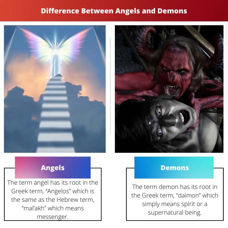 Difference Between Angels and Demons