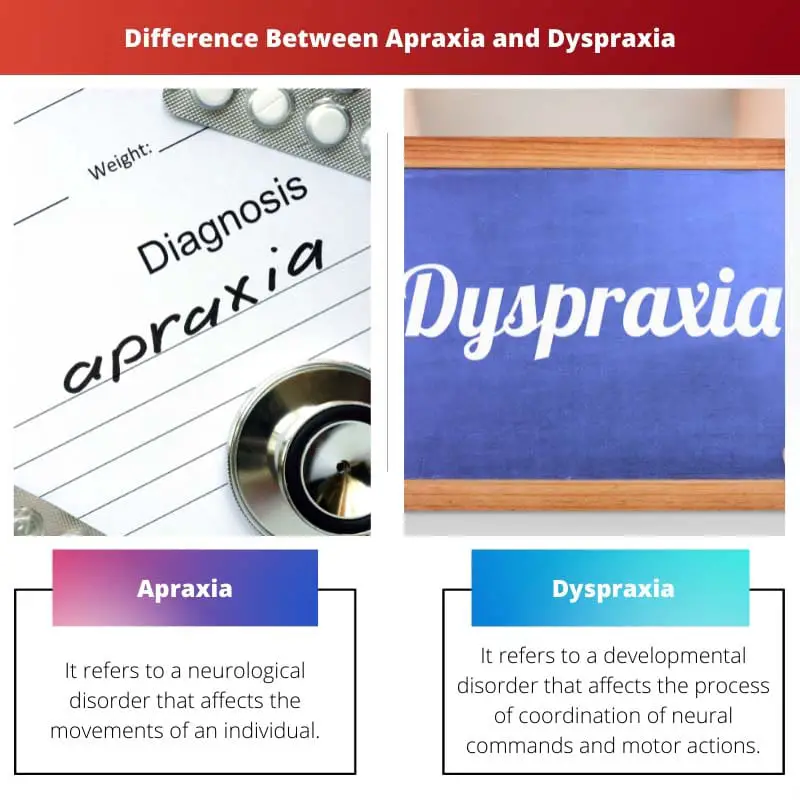 Difference Between Apraxia and