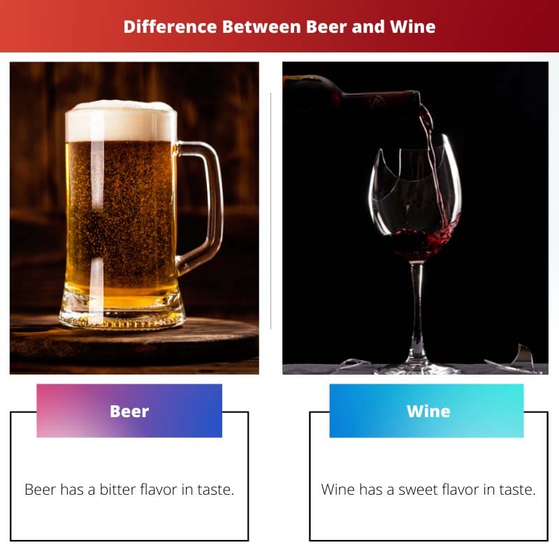 Difference Between Beer and Wine