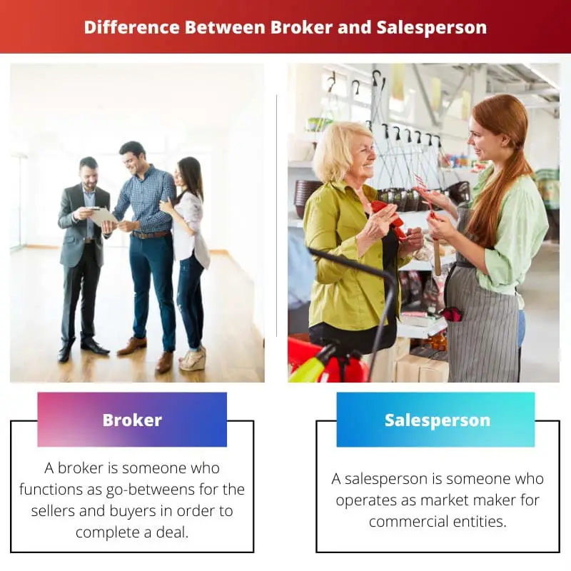 Difference Between Broker and Salesperson