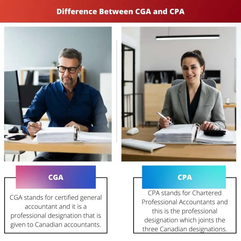 Difference Between CGA and CPA