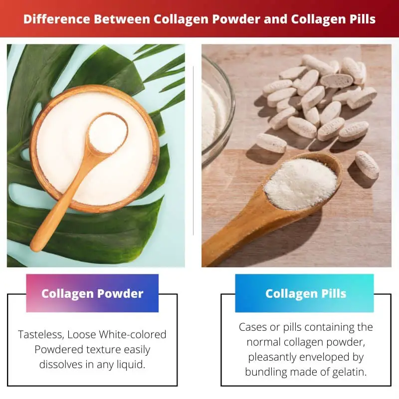Difference Between Collagen Powder and Collagen Pills