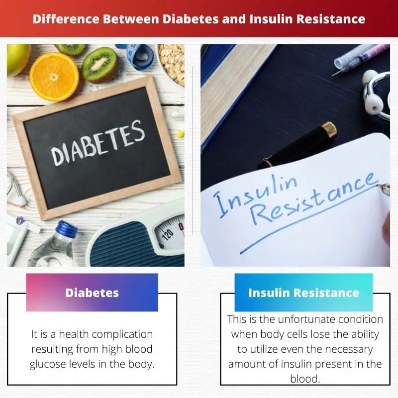 Difference Between Diabetes and Insulin Resistance