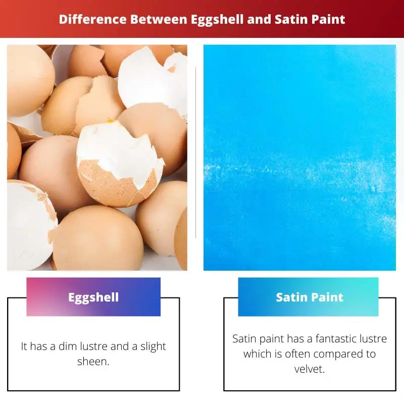 Difference Between Eggshell and Satin Paint