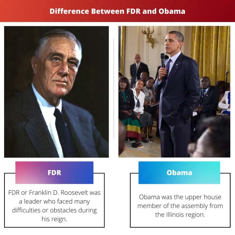 Difference Between FDR and Obama