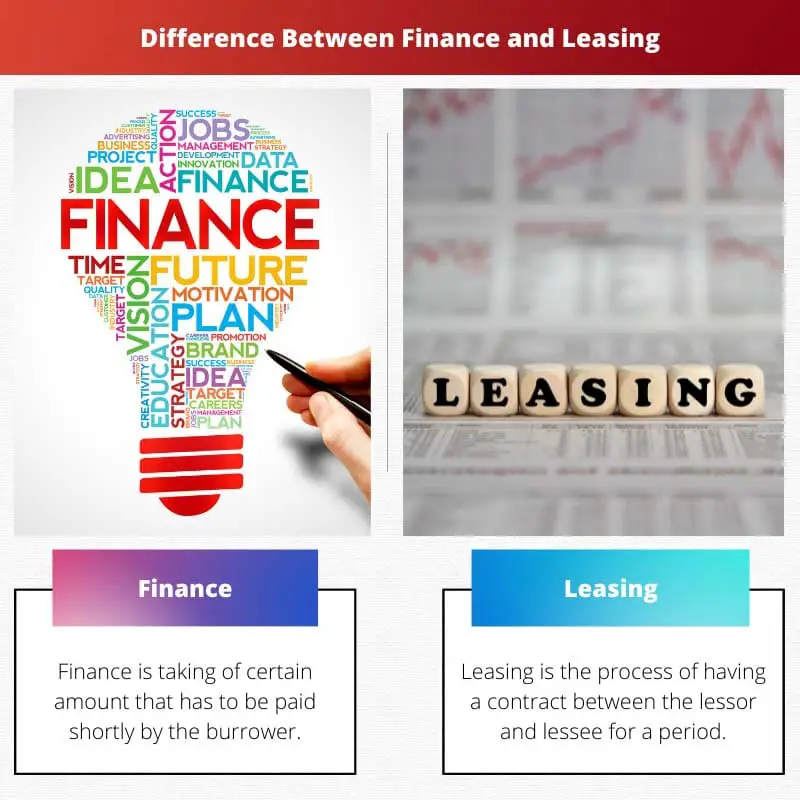 Difference Between Finance and Leasing