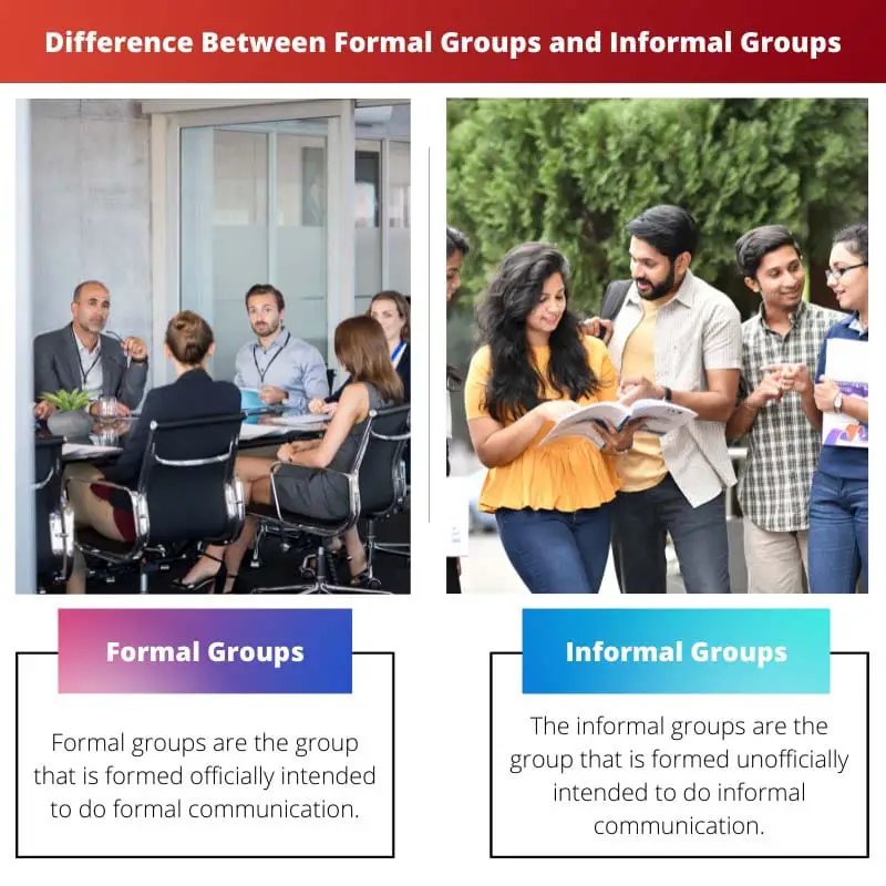 Difference Between Formal Groups and Informal Groups