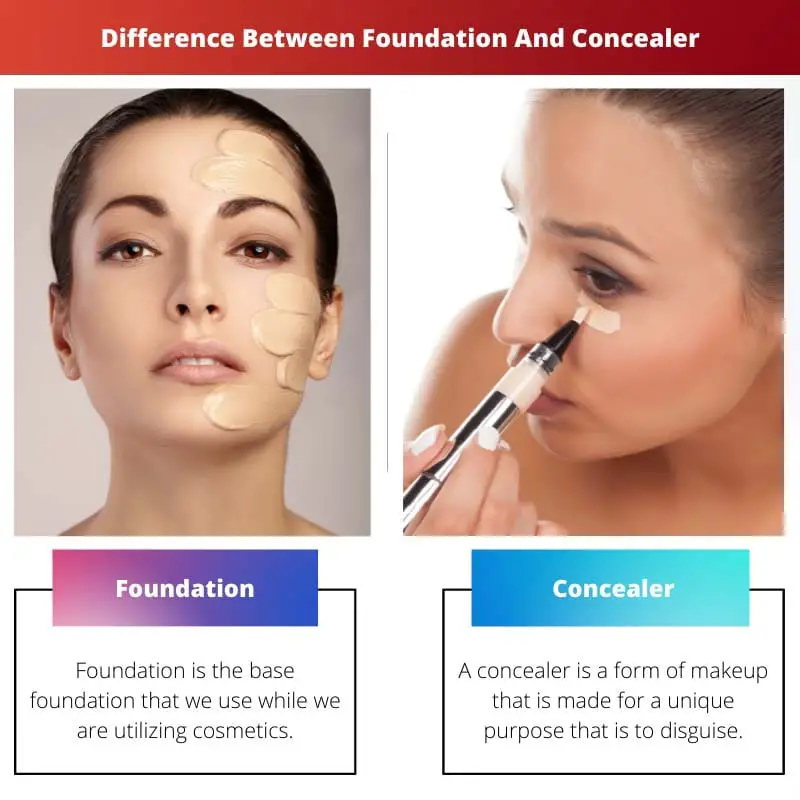 Difference Between Foundation And Concealer