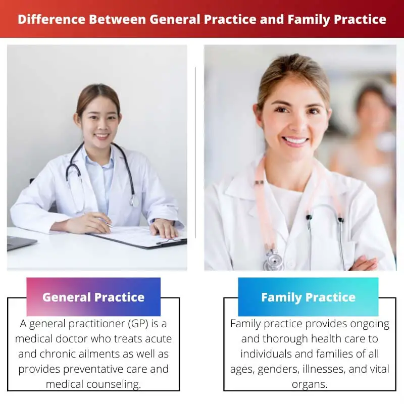 Difference Between General Practice and Family Practice