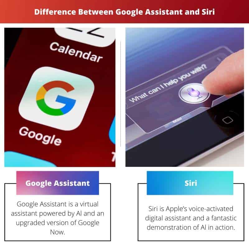 Разница между Google Assistant и Siri