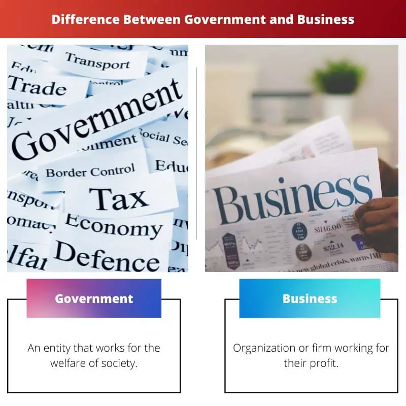 Difference Between Government and Business