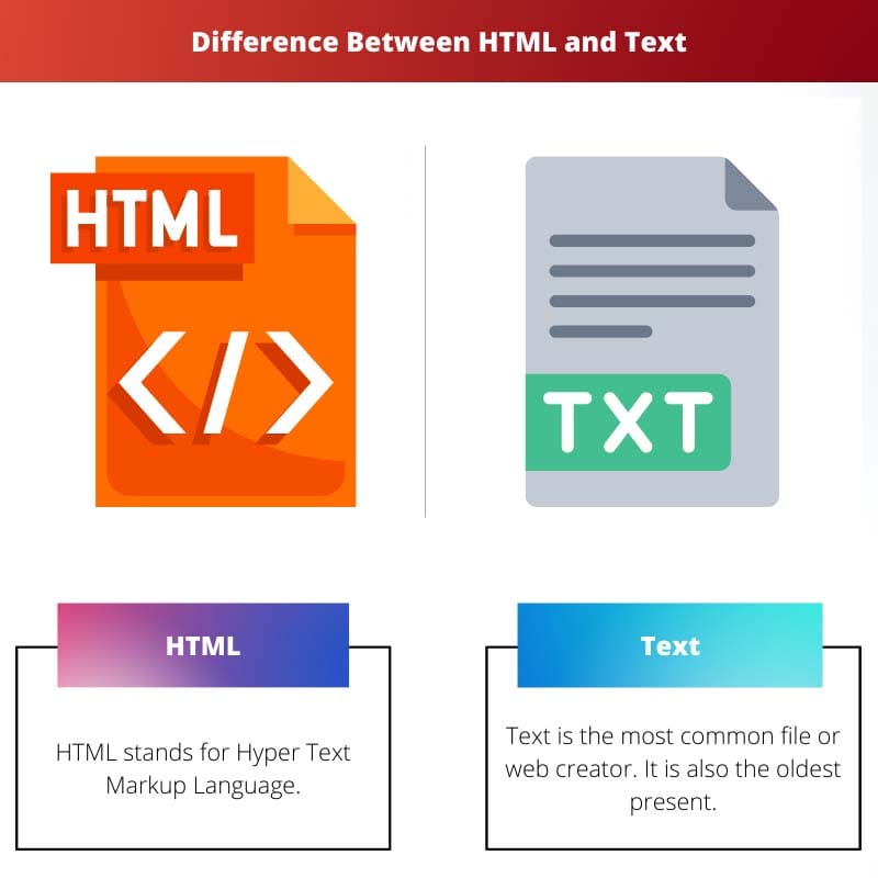 Difference Between HTML and