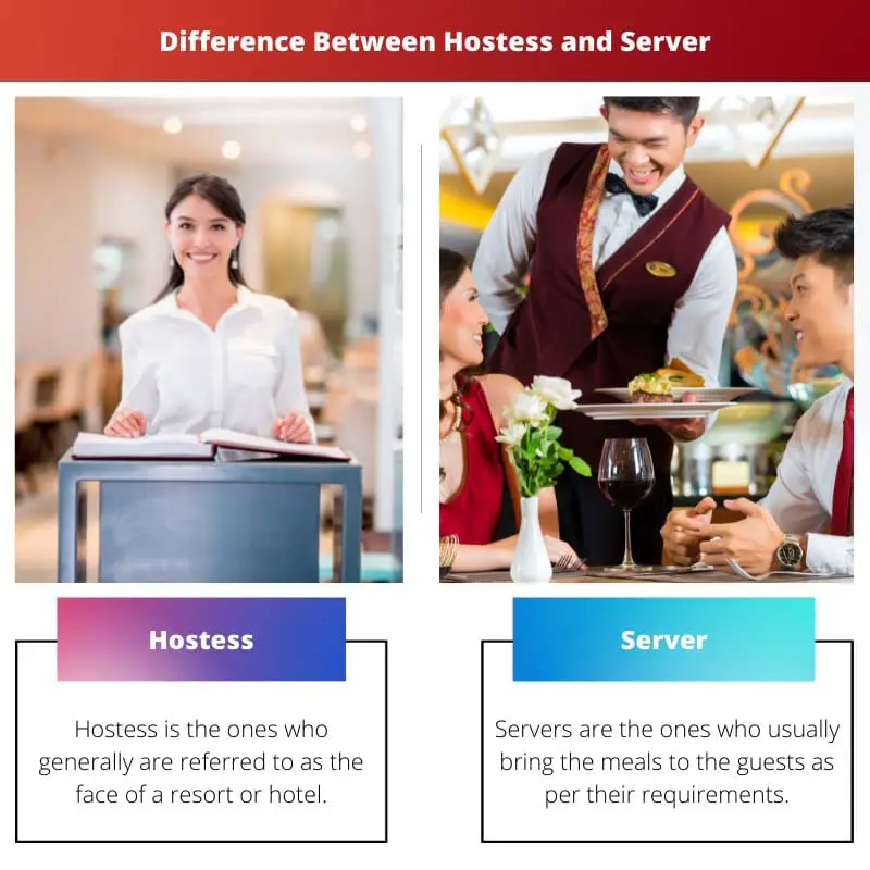 Difference Between Hostess and Server