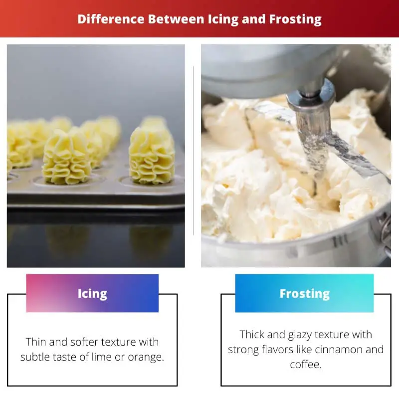 Difference Between Icing and Frosting