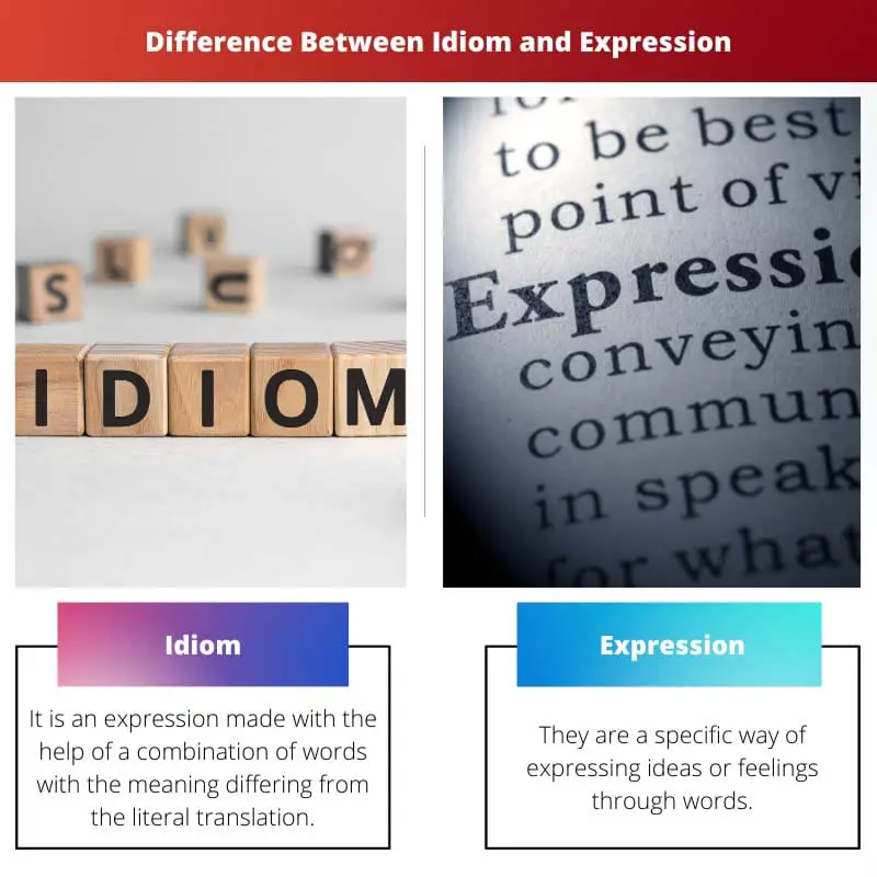 Difference Between Idiom and