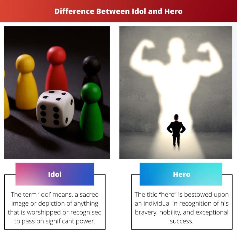 Difference Between Idol and Hero