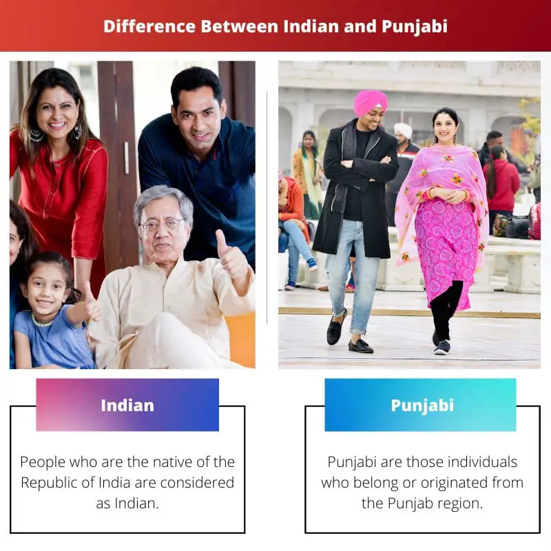Difference Between Indian and Punjabi