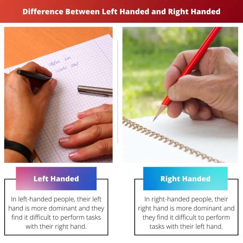 Difference Between Left Handed and Right HandedLe